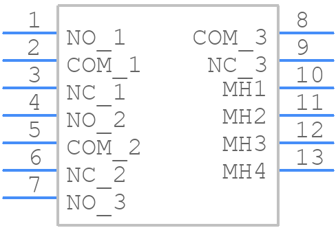 7303TCWV81GE - LITTELFUSE - PCB symbol
