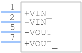 RKZE-2405S - RECOM Power - PCB symbol