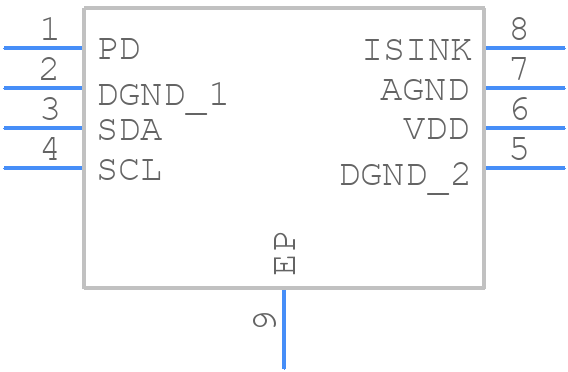 AD5398BCPZ-REEL - Analog Devices - PCB symbol