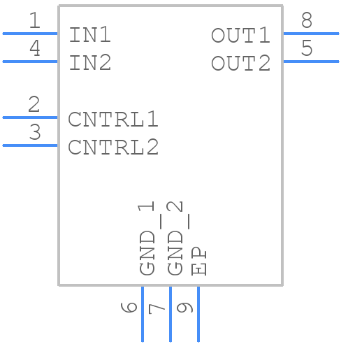 SIP32413DNP-T1-GE4 - Vishay - PCB symbol