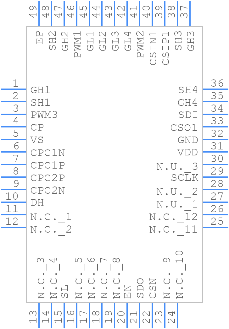 TLE92104131QXXUMA1 - Infineon - PCB symbol