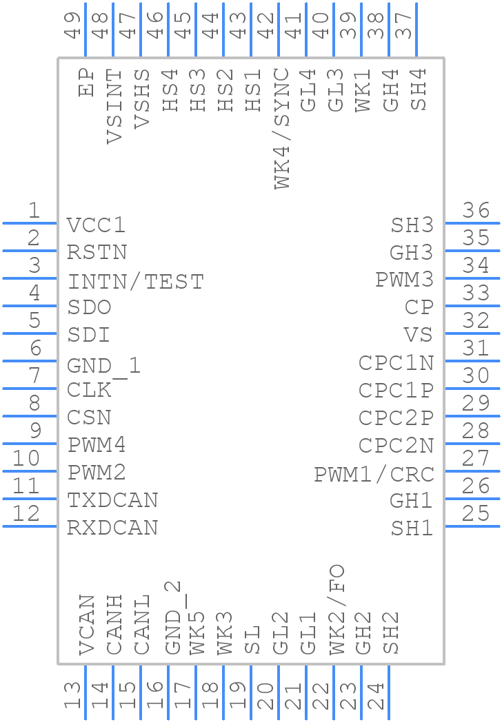 TLE9561QXXUMA1 - Infineon - PCB symbol