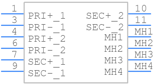 14A-30-36 - BelFuse - PCB symbol