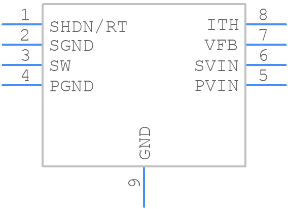 LTC3561AEDD#PBF - Analog Devices - PCB symbol