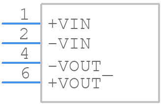 PC02S0503A - Delta Electronics - PCB symbol