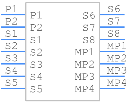 15752082601000 - HARTING - PCB symbol