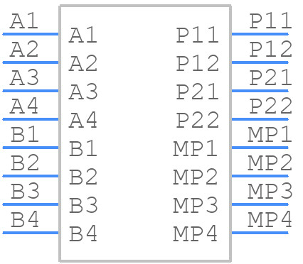 15722082701000 - HARTING - PCB symbol