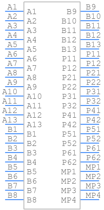 15726262701000 - HARTING - PCB symbol