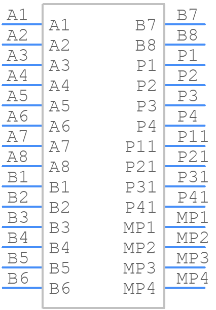 15824162701000 - HARTING - PCB symbol