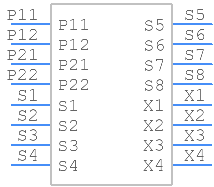 15852082701000 - HARTING - PCB symbol