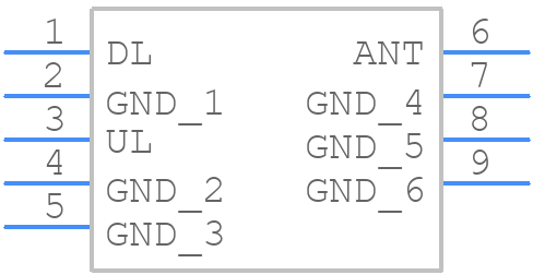 QPQ6108SR - Qorvo - PCB symbol