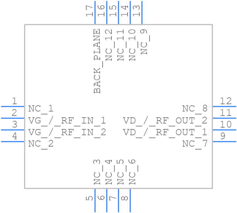 QPD1010 - Qorvo - PCB symbol