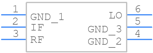 ADE-3G+ - Mini-Circuits - PCB symbol