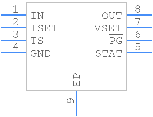 BQ25170DSGR - Texas Instruments - PCB symbol