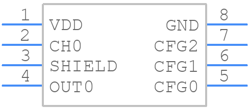 MTCH1010-V/SN - Microchip - PCB symbol