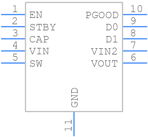 LTC3388IMSE-3#TRPBF - Analog Devices - PCB symbol