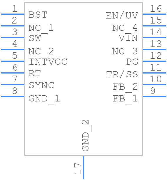 LT8609AIMSE16#TRPBF - Analog Devices - PCB symbol
