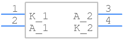 APT2X60D120J - Microsemi Corporation - PCB symbol