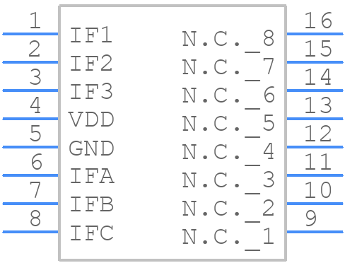 TLE5014C16XUMA1 - Infineon - PCB symbol