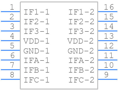 TLE5014C16DXUMA1 - Infineon - PCB symbol