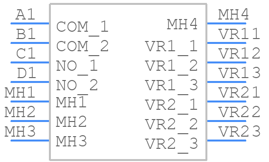252A103B50TB - CTS - PCB symbol