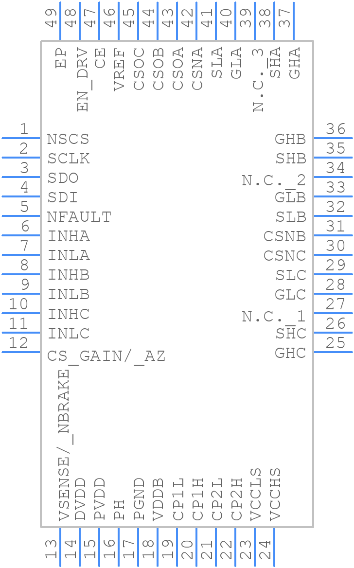 6EDL7141 - Infineon - PCB symbol