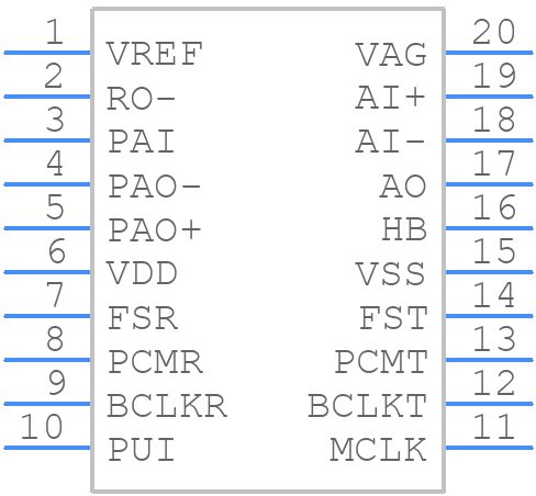 W681360RG - Nuvoton - PCB symbol