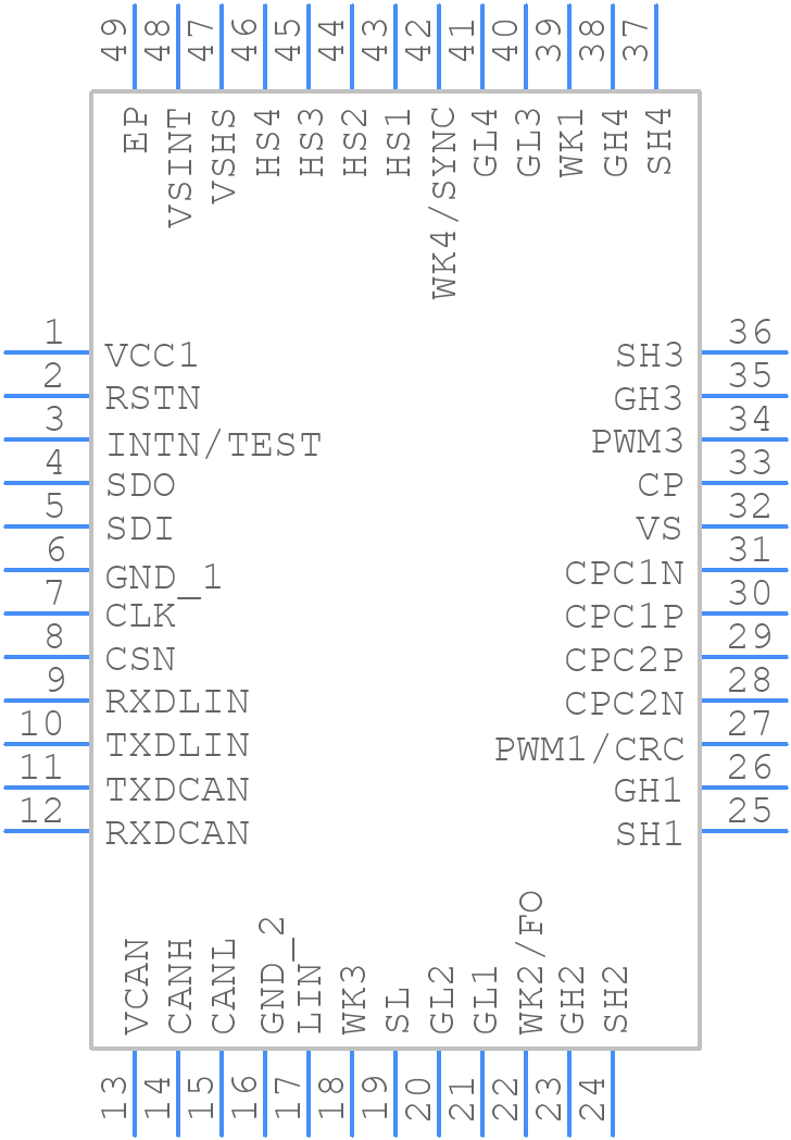 TLE9562QXXUMA1 - Infineon - PCB symbol