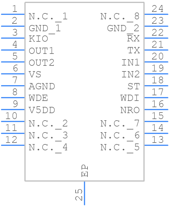 TLE8088EM - Infineon - PCB symbol