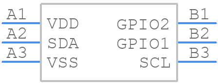 VD6283TX45/1 - STMicroelectronics - PCB symbol