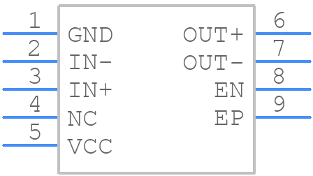 DS90LV001TLD - Texas Instruments - PCB symbol