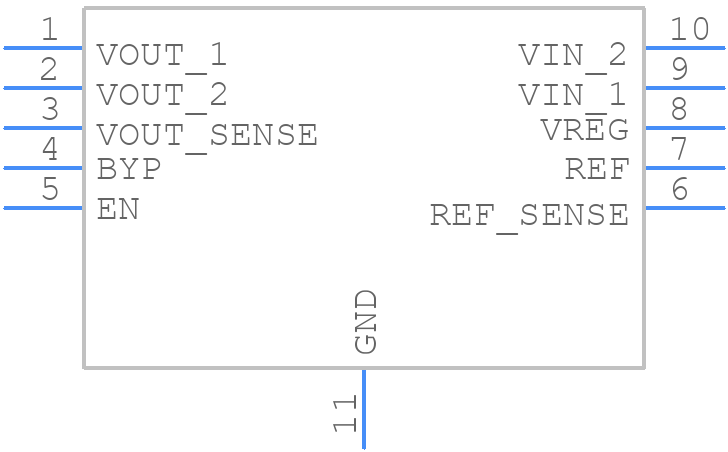 ADP7158ACPZ-1.8-R7 - Analog Devices - PCB symbol