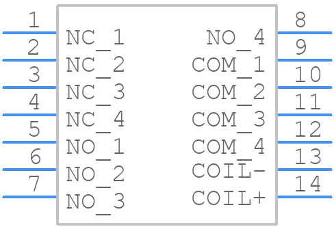 RH4V2-UDC110V - Idec - PCB symbol