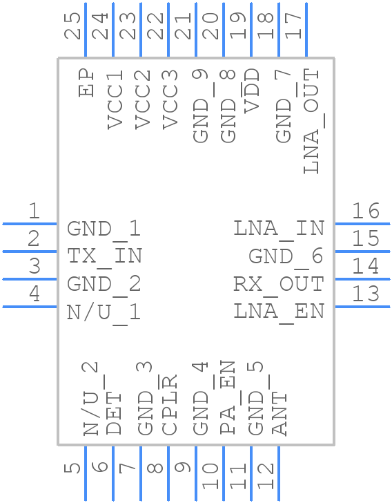 SKY85747-11 - Skyworks - PCB symbol