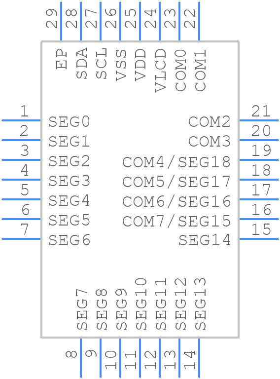 BU97960MUV-E2 - ROHM Semiconductor - PCB symbol