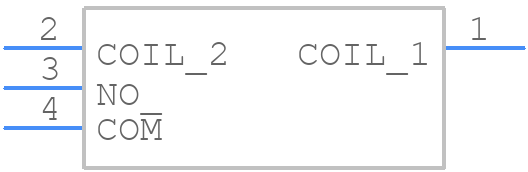 HF46F/005-HS1F(610) - Hongfa - PCB symbol