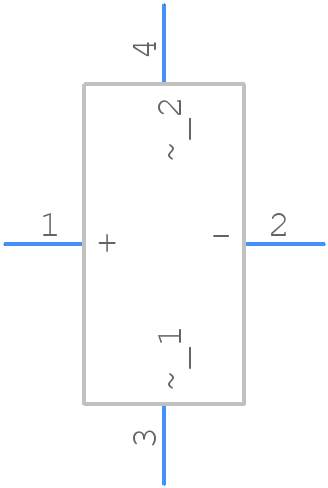 B125R - Diotec - PCB symbol