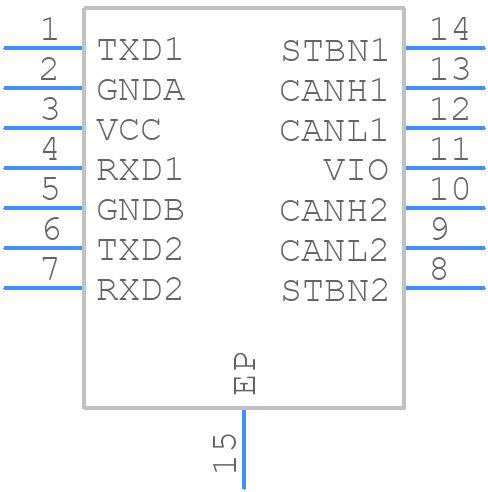 TJA1048TK,118 - NXP - PCB symbol