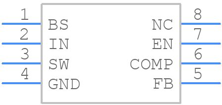 MP9141ES - Monolithic Power Systems (MPS) - PCB symbol
