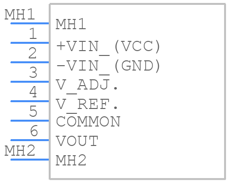 THV 12-300N - Traco Power - PCB symbol