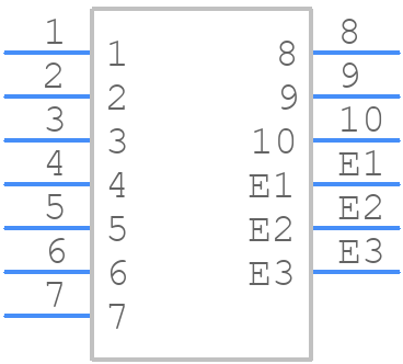 TCS7705-0121177 - HOSIDEN - PCB symbol