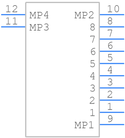 FH34D-8S-0.5SH(50) - Hirose - PCB symbol