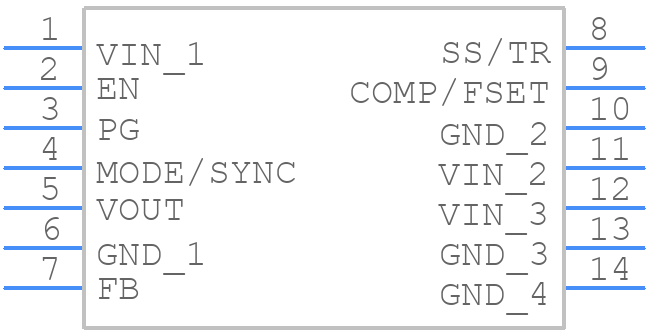 TPSM82813SILR - Texas Instruments - PCB symbol