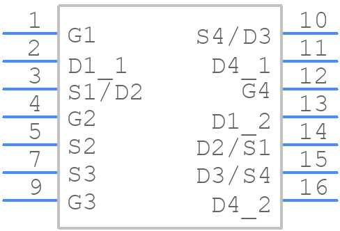 DMHT10H032LFJ-13 - Diodes Incorporated - PCB symbol