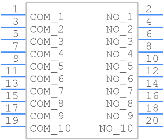 DS01C-254-S-10BE - CUI Devices - PCB symbol