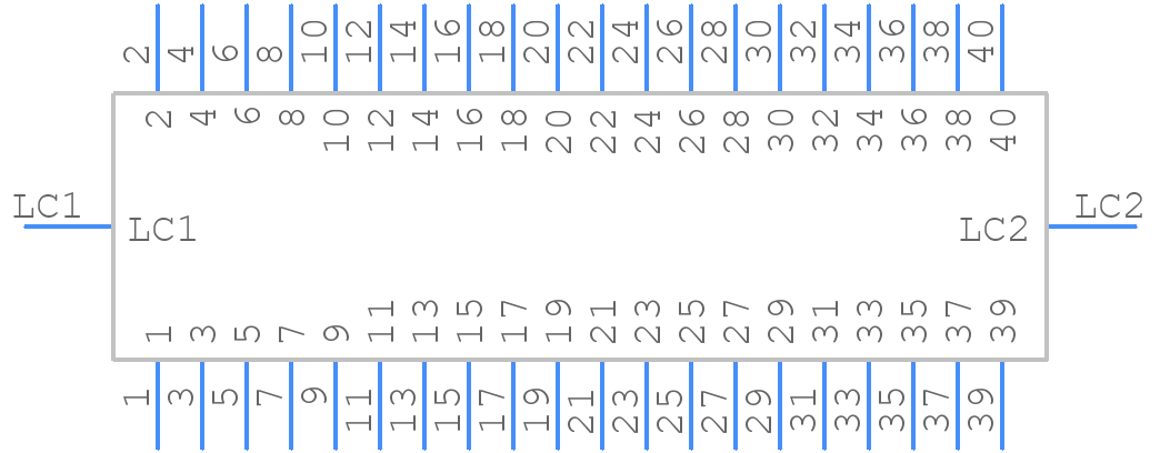 ESHF-120-01-L-D-TH-LC - SAMTEC - PCB symbol
