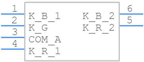 KRTB AILMS1-5B5C-B1B12-0-R18 - ams OSRAM - PCB symbol