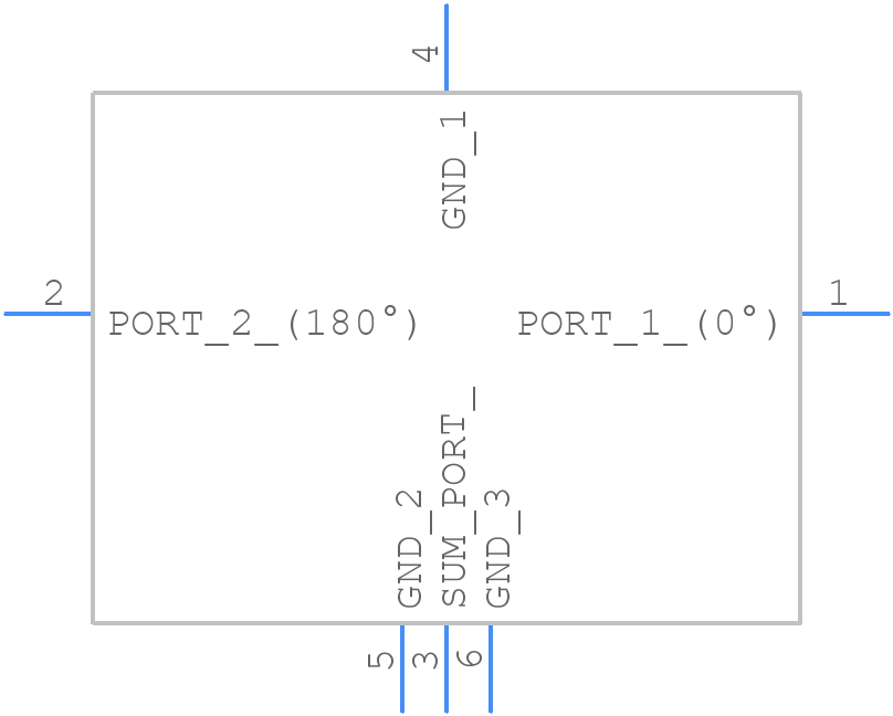 SYPJ-2-13+ - Mini-Circuits - PCB symbol