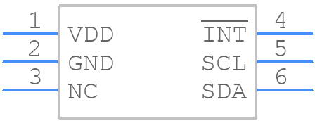 ISL29035IROZ-T7 - Renesas Electronics - PCB symbol