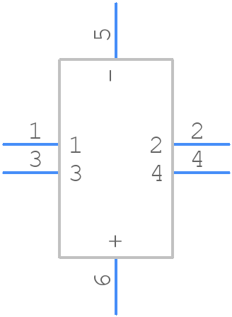 TL1265RGQSCLR - E-Switch - PCB symbol